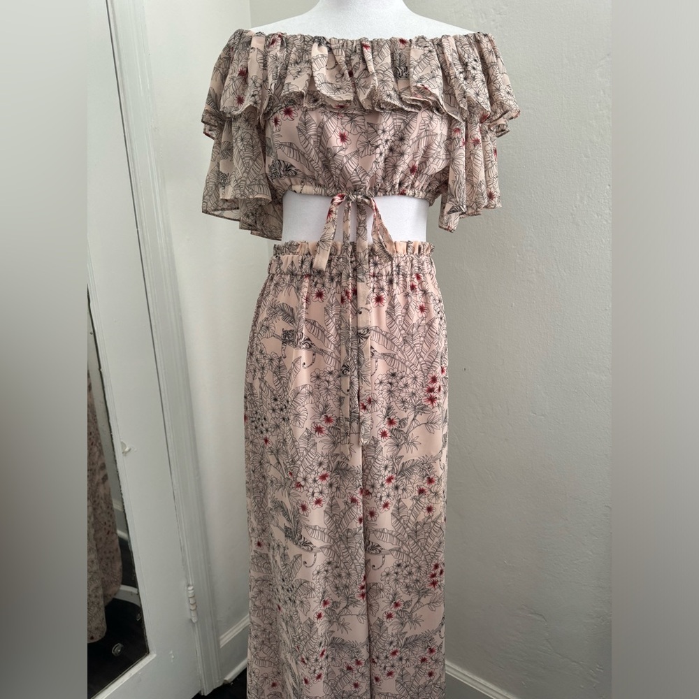 Alexis floral pants and top
